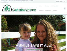 Tablet Screenshot of catherineshouseinc.org